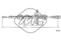 Metalcaucho 80601 - Cable del acelerador