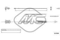 Metalcaucho 83141 - Cable del acelerador