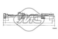 Metalcaucho 83659 - Árbol flexible del velocímetro