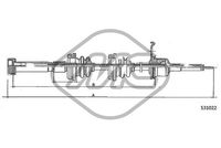 Metalcaucho 83661 - Árbol flexible del velocímetro