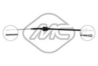 Metalcaucho 81087 - Especificación: 06/93><br>Longitud 1/Longitud 2 [mm]: 799/455<br>Reajuste: con reajuste manual<br>