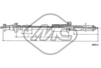 Metalcaucho 81424 - Cable del acelerador