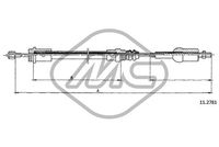 Metalcaucho 82918 - Longitud 1/Longitud 2 [mm]: 1400/1096<br>