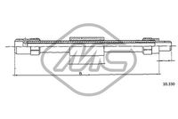 Metalcaucho 83628 - Longitud [mm]: 2203<br>Peso [kg]: 0,159<br>