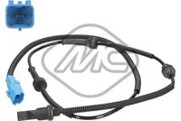 Metalcaucho 50293 - Lado de montaje: Eje trasero izquierda<br>Lado de montaje: Eje trasero, derecha<br>Longitud de cable [mm]: 690<br>Tipo de sensor: Sensor activo<br>