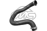 Metalcaucho 15603 - Tubería turbocompresor: Lado caliente<br>Tubería turbocompresor: Tubería a radiador de aire de admisión<br>Material: Policloropreno (Neopreno)<br>Color: negro<br>long. manguito [mm]: 590<br>Diám. int. 1 [mm]: 50<br>Diám. int. 2[mm]: 47<br>