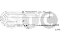 STC T481016 - Cable de accionamiento, freno de estacionamiento