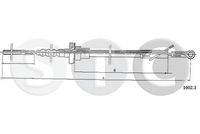 STC T481042 - Cable de accionamiento, accionamiento del embrague