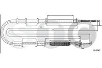 STC T481389 - Cable de accionamiento, freno de estacionamiento