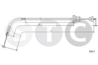 STC T482120 - Cable del acelerador