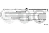 STC T480583 - Cable de accionamiento, freno de estacionamiento