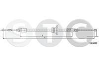 STC T482368 - Cable de accionamiento, freno de estacionamiento