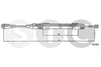 STC T480932 - Cable de accionamiento, freno de estacionamiento