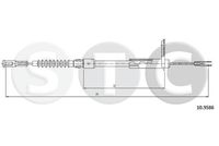 STC T481011 - Cable de accionamiento, freno de estacionamiento