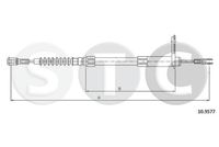 STC T481015 - Cable de accionamiento, freno de estacionamiento