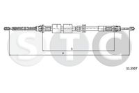 STC T481800 - Cable de accionamiento, freno de estacionamiento