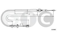 STC T483824 - Longitud 1/Longitud 2 [mm]: 797/517<br>Peso [kg]: 0,097<br>Equipamiento de vehículo: para vehículos con estrangulador de aire<br>