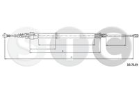 STC T483251 - Cable de accionamiento, freno de estacionamiento