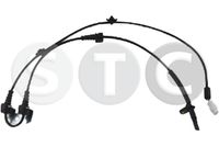 SIDAT 841217 - Lado de montaje: Eje trasero izquierda<br>Forma del enchufe: oval<br>Número de enchufes de contacto: 2<br>Tipo de sensor: Sensor activo<br>Longitud total [mm]: 920<br>para OE N°: 71750132<br>para OE N°: 56320 79J01<br>Tipo de tracción: Tracción delantera<br>Calidad: GENUINE<br>