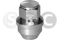 STC T448823 - Lado de montaje: Eje trasero<br>Lado de montaje: Eje delantero<br>Espesor [mm]: 25<br>Rosca interior [mm]: M14 x 1,5<br>Material: Acero<br>Ancho de llave: 21<br>Diámetro exterior [mm]: 31,3<br>Perfil cabeza tornillo/tuerca: Hexágono exterior<br>Calidad/Clase: 10<br>Superficie: cincado<br>Fijación de las ruedas: Collar plano<br>peso [g]: 78<br>