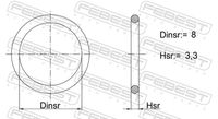 BOSCH 6002ER1003 - Anillo de goma