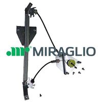 MIRAGLIO 302686 - Tipo de servicio: electrónico<br>Elevalunas: con cable de tracción monocarril<br>Lado de montaje: Atrás derecha<br>Número de puertas: 4<br>Artículo complementario/Información complementaria: sin electromotor<br>