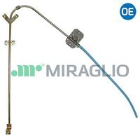 MIRAGLIO 30145 - Lado de montaje: Delante, derecha<br>Elevalunas: con cable de tracción monocarril<br>Tipo de servicio: eléctrico<br>Número de puertas: 2<br>Función de interruptor combinado: sin función de confort<br>