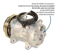 EACLIMA 20A8182A - Tensión [V]: 24<br>Calidad: Original<br>Técnica conexión: Horizontal Brida<br>poleas - Ø [mm]: 133<br>Nº de componente: 6047<br>Nº de componente: 7856<br>Nº de componente: 8051<br>Nº de componente: 8127<br>Nº de componente: 8182<br>Nº de componente: 8219<br>Capacidad aceite [ml]: 135<br>ID compresor: 7H15<br>ID embrague: 1A<br>Agente frigorífico: R 134 a<br>ID culata (compresor): QC<br>Fabricante: SANDEN<br>