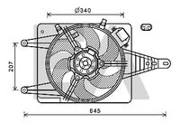 EACLIMA 33V03019 - Ventilador, refrigeración del motor