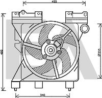 EACLIMA 33V10029 - Ventilador, refrigeración del motor