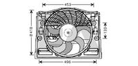 EACLIMA 33V07011 - Potencia nominal [W]: 270<br>Diámetro [mm]: 418<br>Material: Plástico<br>Calefacción / Refrigeración: Ventilador simple<br>Versión: Con regulador<br>