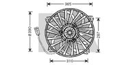 EACLIMA 33V10018 - Ventilador, refrigeración del motor