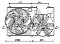 EACLIMA 33V10035 - Restricción de fabricante: GATE<br>Diámetro [mm]: 305<br>Material: Plástico<br>Calefacción / Refrigeración: Ventilador simple<br>Sentido de giro: Sentido de giro a la izquierda (antihorario)<br>Versión: Sin regulador<br>