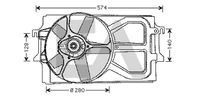 EACLIMA 33V22015 - Ventilador, refrigeración del motor