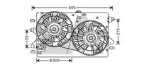 EACLIMA 33V22003 - Ventilador, refrigeración del motor