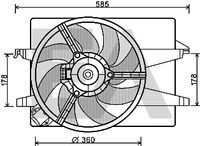 EACLIMA 33V22041 - Ventilador, refrigeración del motor