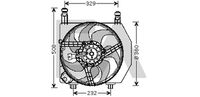 DOGA EFO022 - Ventilador, refrigeración del motor