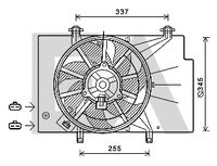 EACLIMA 33V22046 - Ventilador, refrigeración del motor