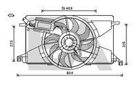 EACLIMA 33V22054 - Ventilador, refrigeración del motor