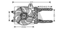 EACLIMA 33V25004 - Ventilador, refrigeración del motor