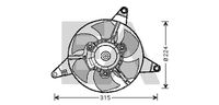 EACLIMA 33V25002 - Ventilador, refrigeración del motor