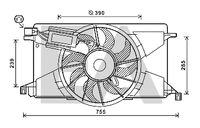 EACLIMA 33V22063 - Ventilador, refrigeración del motor