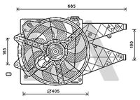 EACLIMA 33V25088 - Ventilador, refrigeración del motor