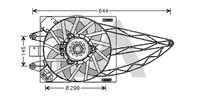 EACLIMA 33V25024 - Ventilador, refrigeración del motor