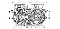 EACLIMA 33V52030 - Ventilador, refrigeración del motor