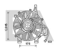 EACLIMA 33V54035 - Ventilador, refrigeración del motor