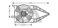 EACLIMA 33V54003 - Ventilador, refrigeración del motor