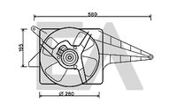 EACLIMA 33V54034 - Ventilador, refrigeración del motor