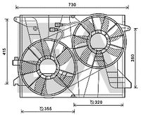 EACLIMA 33V54044 - Ventilador, refrigeración del motor