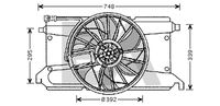 ASHIKA VNT272002 - Ventilador, refrigeración del motor